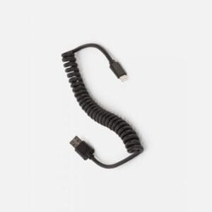 Cellsaytion 8-Pin to USB Spiral Coil Data Sync Cable