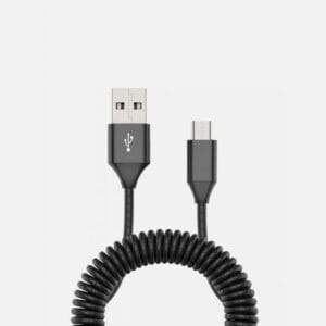 Cellsaytion Type-C to USB Spiral Coil Data Sync Cable