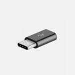 Premium Samsung Micro-USB to Type-C Adapter (Black)