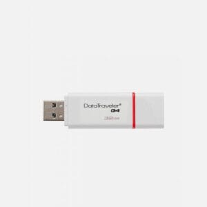 Kingston 32GB DataTraveler G4 USB 3.0 Flash Drive - Red