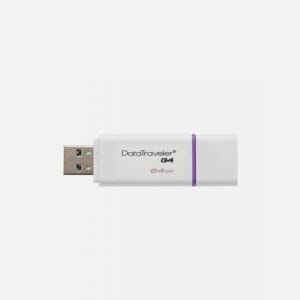 Kingston 64GB DataTraveler G4 USB 3.0 Flash Drive - Purple