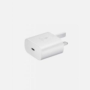 Premium Samsung 25W Fast Charging USB-C Power Adaptor - White