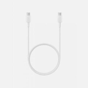 Premium Samsung Type-C to Type-C Fast Charge and Data Sync Cable - White