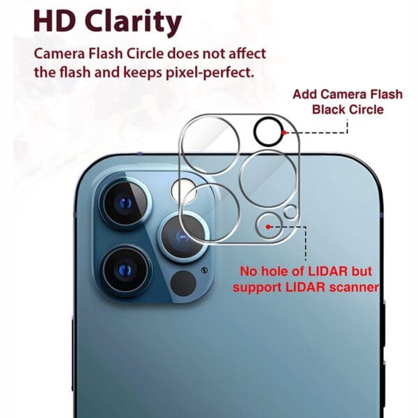 iPhone 13 Pro Max Compatible Camera Lens Protector