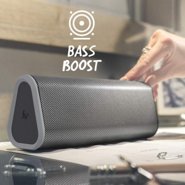 KitSound BoomBar 50 Bluetooth Speaker – Wireless Portable Speaker with IP67 Waterproof Rating and 22 Hours Play Time