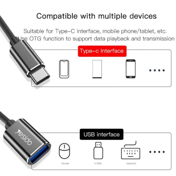 Yesido Type-C to USB OTG GS01