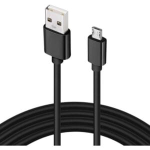 Premium Samsung USB to Micro B Fast Charge and Data Sync Cable - Black