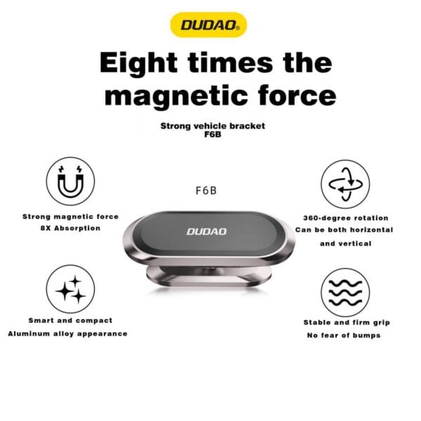 Dudao F6B Magnetic Car Mount inCar Holder