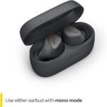 Jabra Elite 3 In Ear Wireless Bluetooth Earbuds - Noise Isolating True Wireless Buds with 4 Built-in Microphones for Clear Calls, Dark Grey