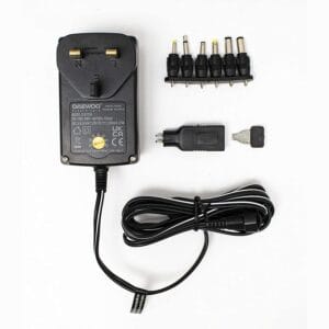 Daewoo ELA1136, Black 2250 mA AC/DC Adaptor