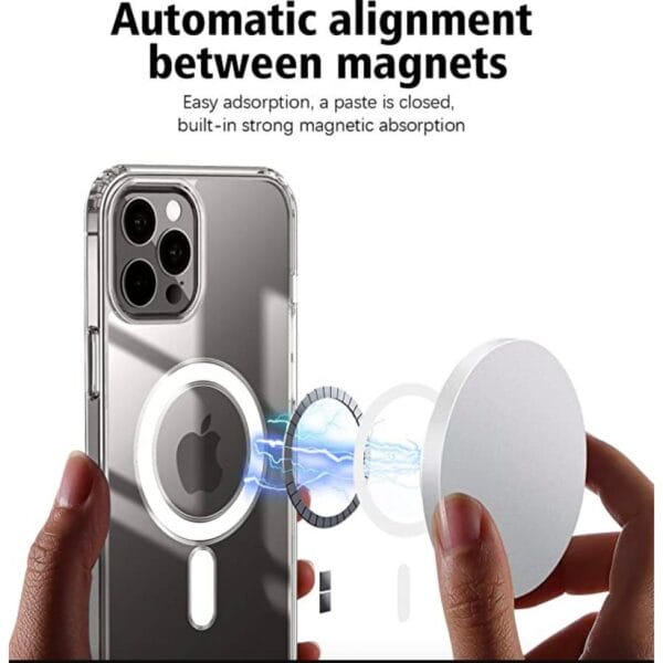 iPhone 14 Pro Max Clear Case Magnetic - MagSafe Compatible