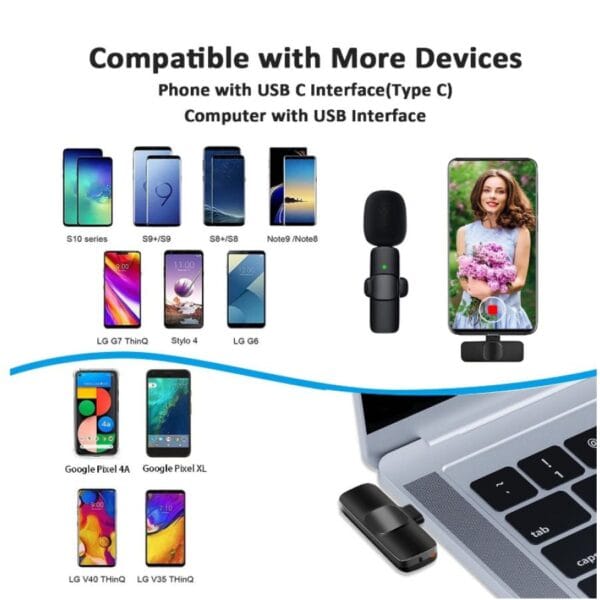 K9 Wireless Microphone (USB-C Connector)