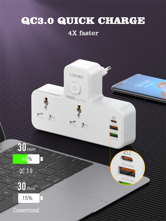 LDNIO Plug Extension Multi Plug Extension Sockets